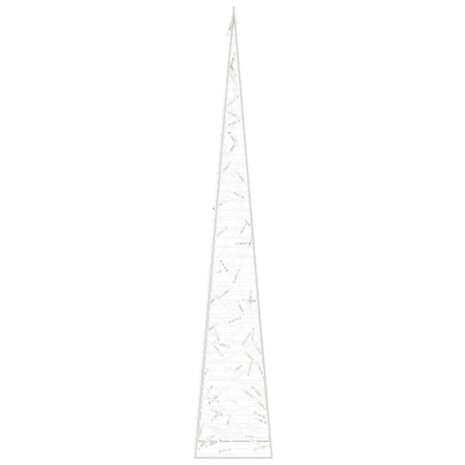 Lichtkegel decoratief LED 120 cm acryl blauw 6