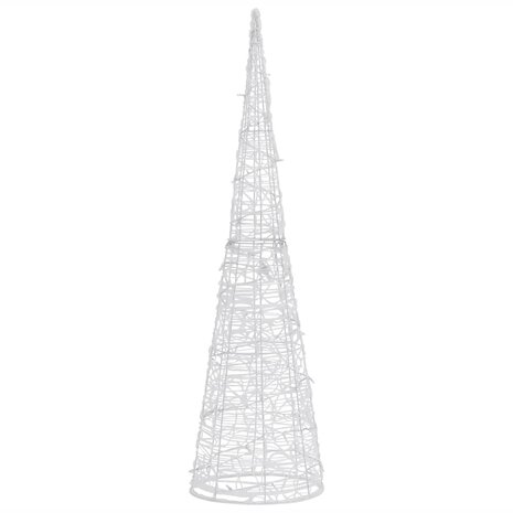 Lichtkegel decoratief LED koudwit 90 cm acryl 4