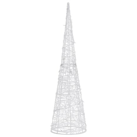 Lichtkegel decoratief LED koudwit 120 cm acryl 4
