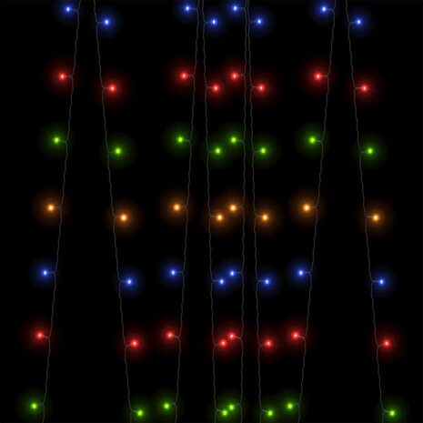 Lichtsnoeren 2 st 2x200 LED&apos;s solar binnen/buiten meerkleurig 5