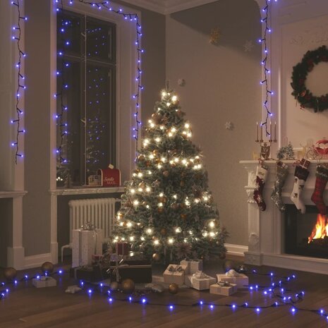 Lichtslinger met 150 LED&apos;s 15 m PVC blauw 1