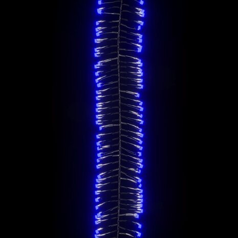 Lichtslinger cluster met 1000 LED&apos;s blauw 11 m PVC 5