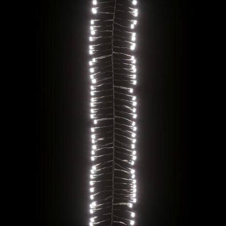 Lichtslinger cluster met 2000 LED&apos;s koudwit 17 m PVC 5
