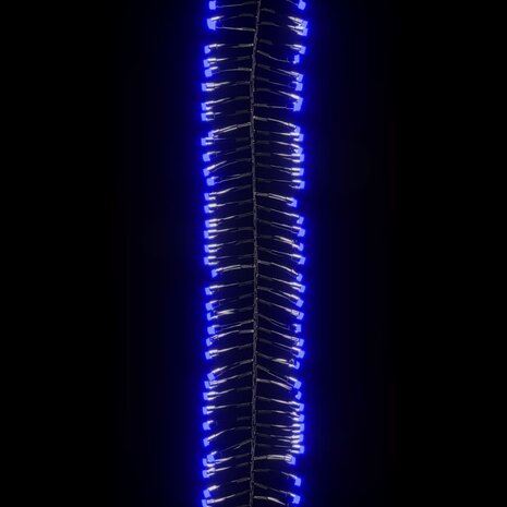 Lichtslinger cluster met 3000 LED&apos;s blauw 23 m PVC 5