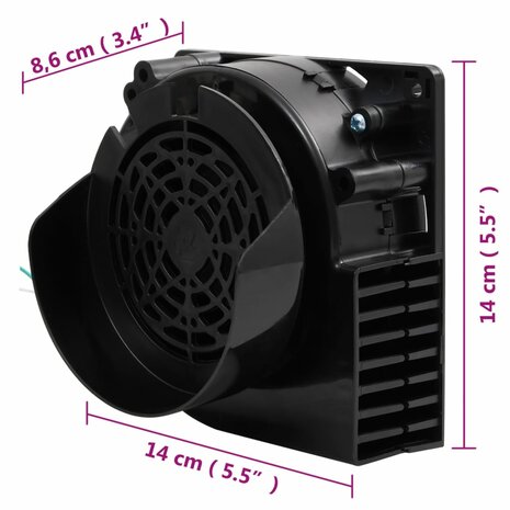Lichtslinger met 110 LED&apos;s en ventilator 1100 cm 8