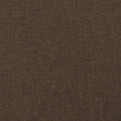 Bedframe stof donkerbruin 80x200 cm 8