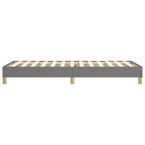 Bedframe stof donkergrijs 90x190 cm 6