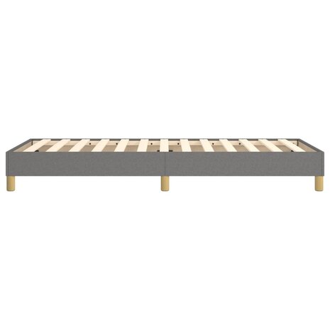 Bedframe stof donkergrijs 90x200 cm 6