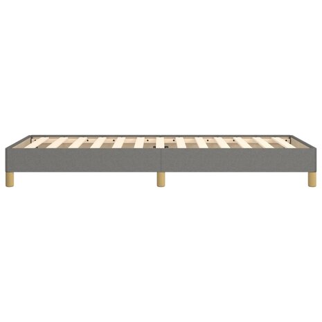 Bedframe stof donkergrijs 90x190 cm 6