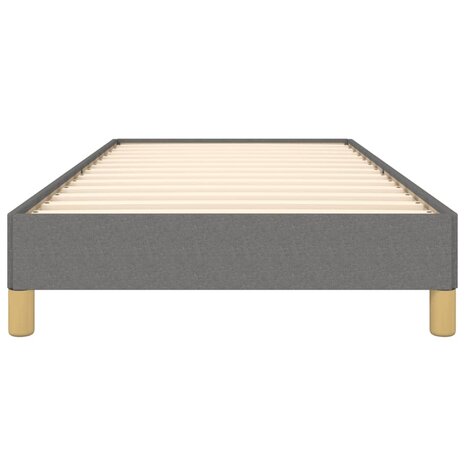 Bedframe stof donkergrijs 90x200 cm 5