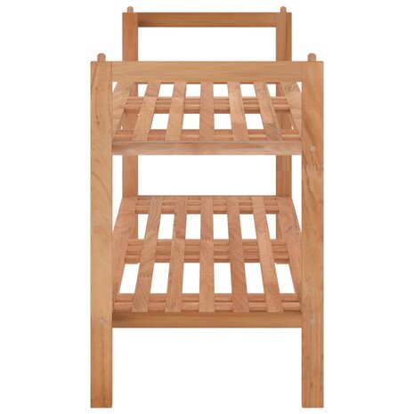 Schoenenrek 69x27x41 cm massief walnotenhout 4