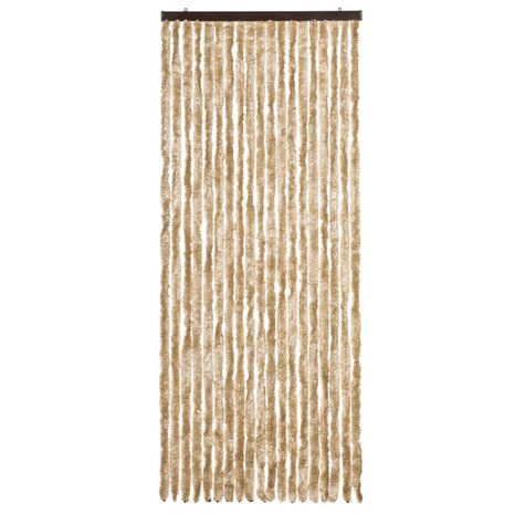 Vliegengordijn 56x200 cm chenille beige 3