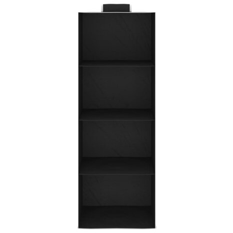 Kledingorganisers hangend 2 st met 4 schappen stof 4