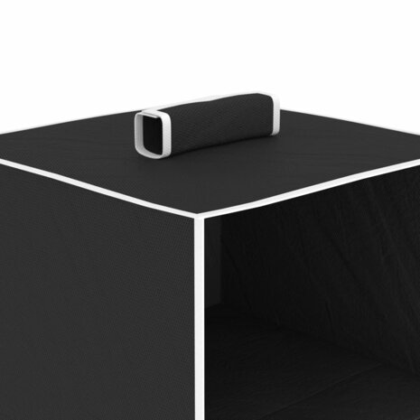 Kledingorganisers hangend 2 st met 4 schappen stof 7