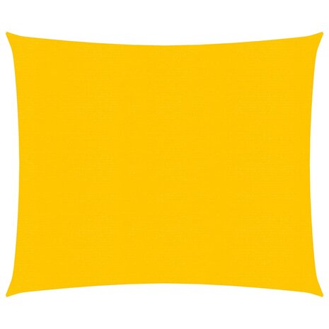Zonnezeil 160 g/m² 2,5x3 m HDPE geel 1