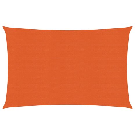 Zonnezeil 160 g/m² 2x3,5 m HDPE oranje 1