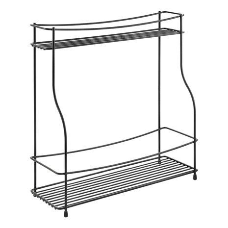 Metaltex Kruidenrek 2-laags Basalmico zwart 2