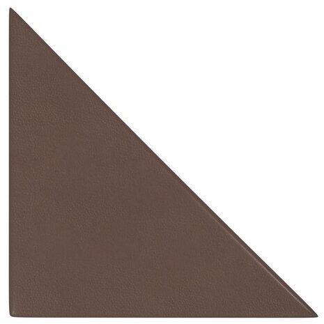Wandpanelen 12 st 0,54 m² 30x30 cm kunstleer bruin 3
