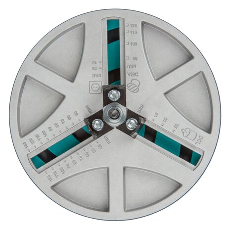 wolfcraft Verstelbare gatenzaag AH 45-130 30 mm metaal 5978000 3