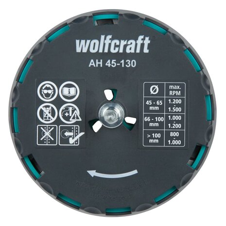 wolfcraft Verstelbare gatenzaag AH 45-130 30 mm metaal 5978000 5