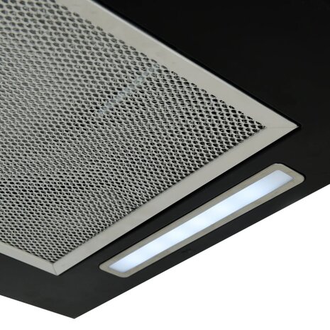 Afzuigkap voor kookeiland met aanraaksensor LCD gehard glas 5