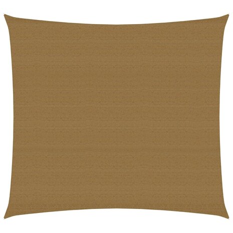 Zonnezeil 160 g/m² 2,5x2,5 m HDPE taupe 1
