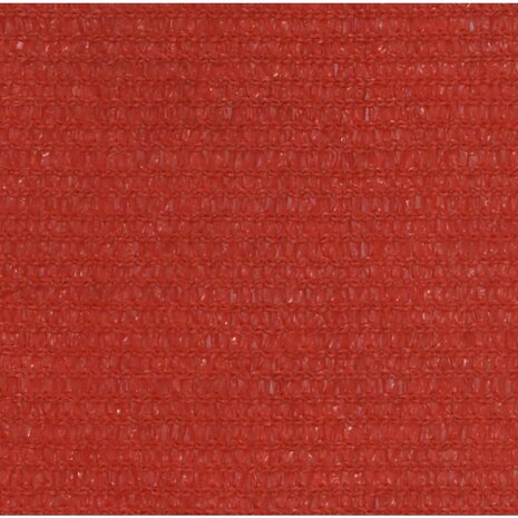 Zonnezeil 160 g/m² 2x3 m HDPE rood 3
