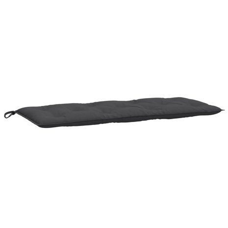 Tuinbankkussen 120x50x7 cm stof gemêleerd antracietkleurig 2
