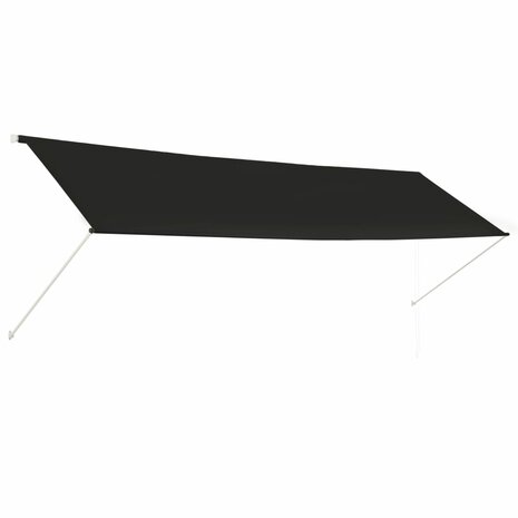 Luifel uittrekbaar 400x150 cm antraciet 2