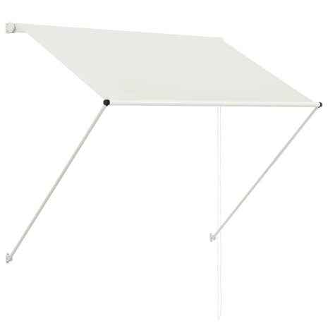 Luifel uittrekbaar 150x150 cm crème 2