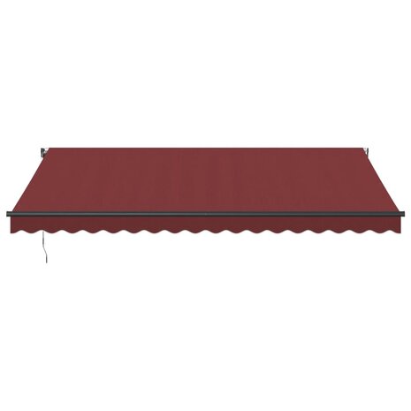 Luifel automatisch uittrekbaar 450x300 cm bordeauxrood 3
