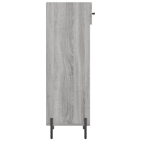 Schoenenkast 30x35x105 cm bewerkt hout grijs sonoma eikenkleur 7