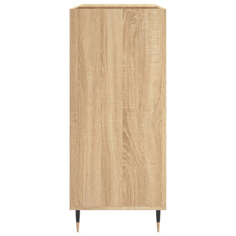 Platenkast 84,5x38x89 cm bewerkt hout sonoma eikenkleurig 5