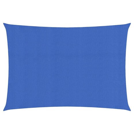 Zonnezeil 160 g/m² 2x3,5 m HDPE blauw 1
