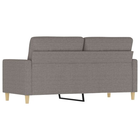 Tweezitsbank 140 cm stof taupe 5