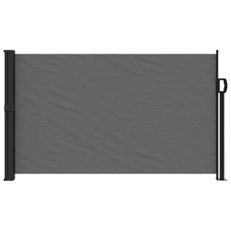 Windscherm uittrekbaar 120x500 cm antracietkleurig 3