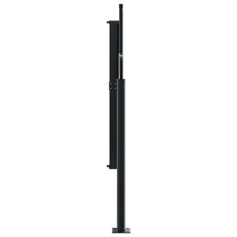 Windscherm uittrekbaar 120x500 cm crèmekleurig 4