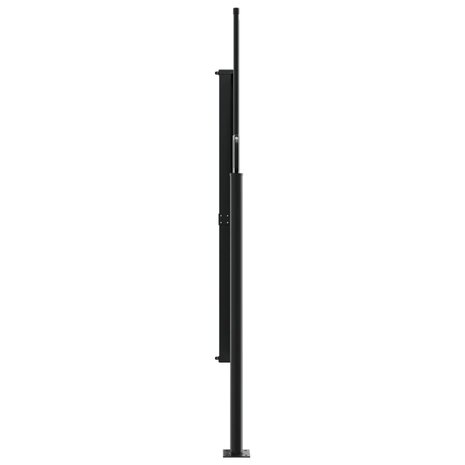 Windscherm uittrekbaar 160x500 cm crèmekleurig 4