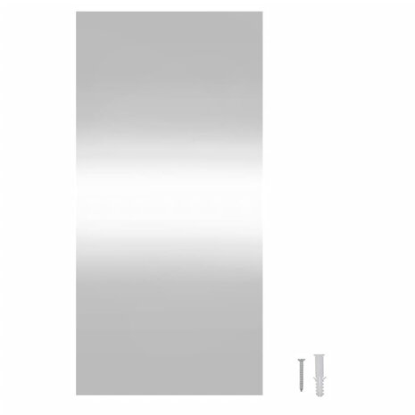 Wandspiegel met LED&apos;s rechthoekig 30x60 cm glas 8