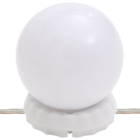 Wandspiegel met LED&apos;s rechthoekig 30x60 cm glas 11