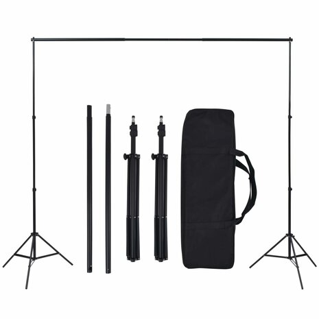 Fotostudioset met achtergronden, lampen en paraplu&apos;s 6