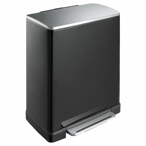 EKO Pedaalemmer E-Cube 50 L matzwart 2