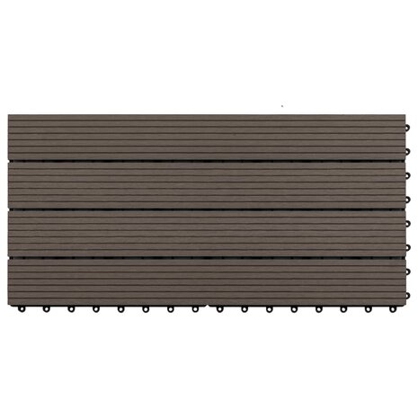 Terrastegels 6 st 60x30 cm 1,08 m² HKC donkerbruin 3