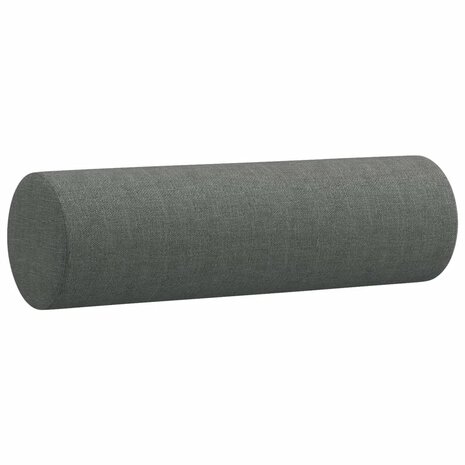 Sierkussens 2 st 15x50 cm stof donkergrijs 3