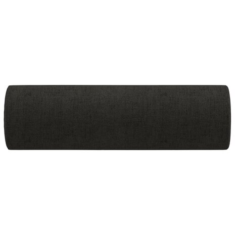Sierkussens 2 st 15x50 cm stof zwart 4