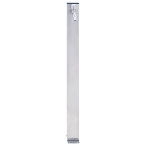 Waterzuil vierkant 60 cm roestvrij staal 2