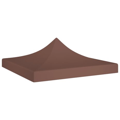 Partytentdak 270 g/m² 3x3 m bruin 1