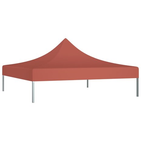 Partytentdak 270 g/m² 3x3 m terracotta 2