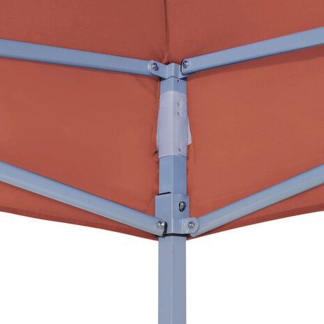 Partytentdak 270 g/m² 3x3 m terracotta 4
