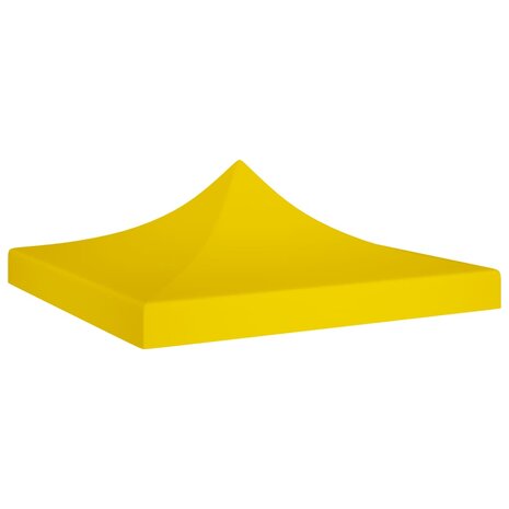 Partytentdak 270 g/m² 3x3 m geel 1